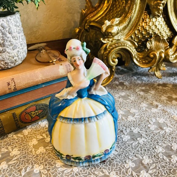 Vintage Lady trinket box
